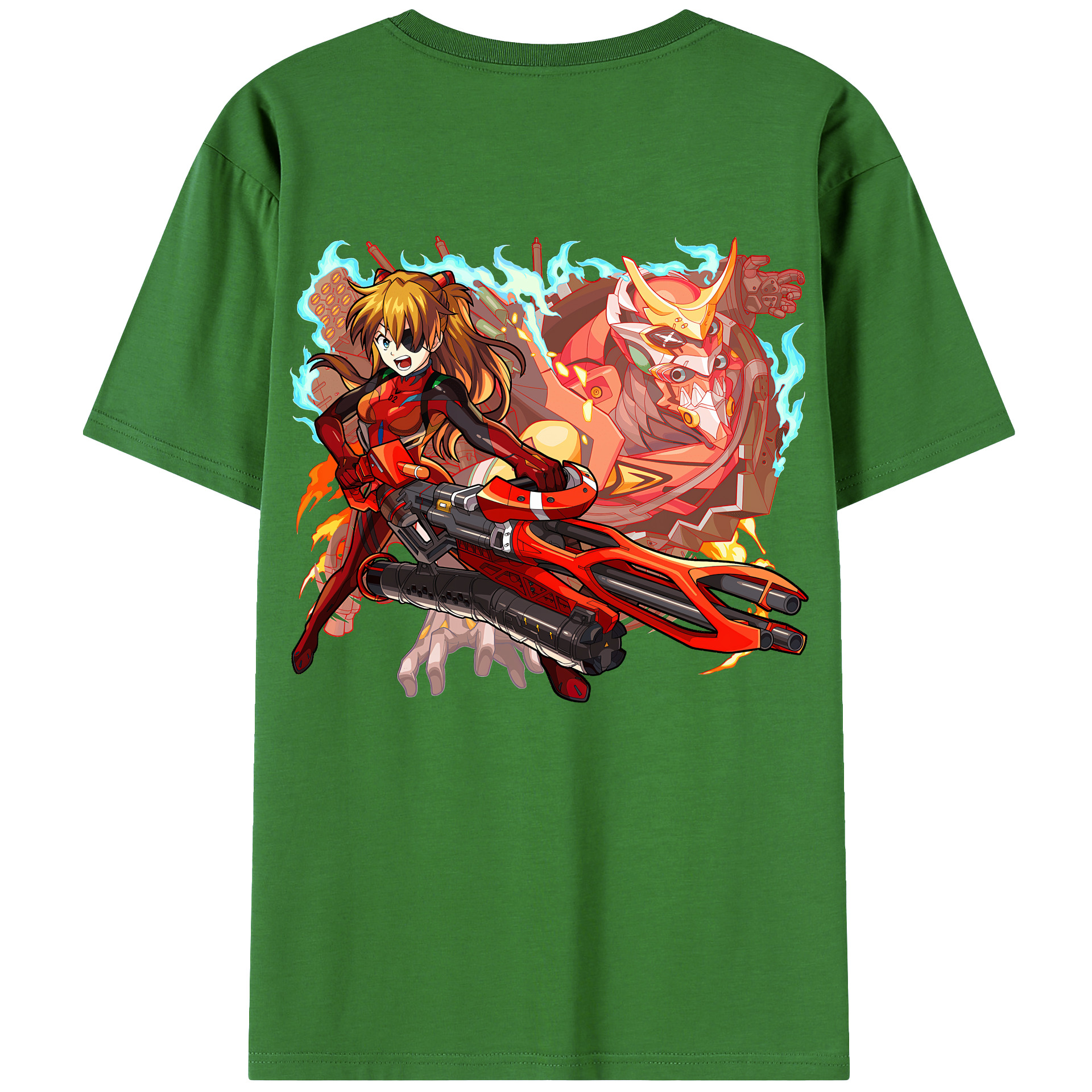 （画像用） EVA 新世紀エヴァンゲリオン レディース半袖Tシャツ(バックプリント)